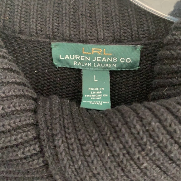 LRL Lauren Jeans Ralph Lauren sweater jacket - Picture 2 of 3